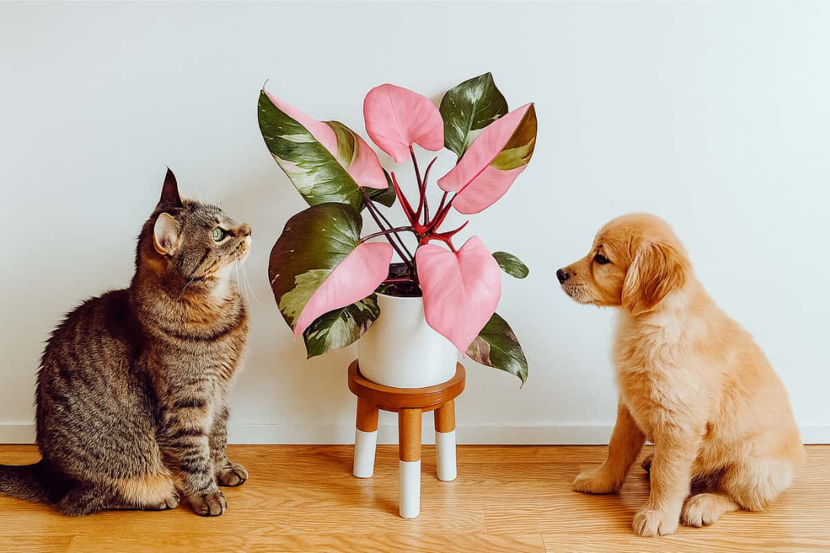 are pink princess philodendron toxic to pets